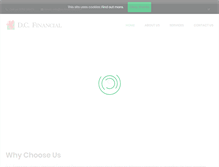 Tablet Screenshot of dcfinancial.com